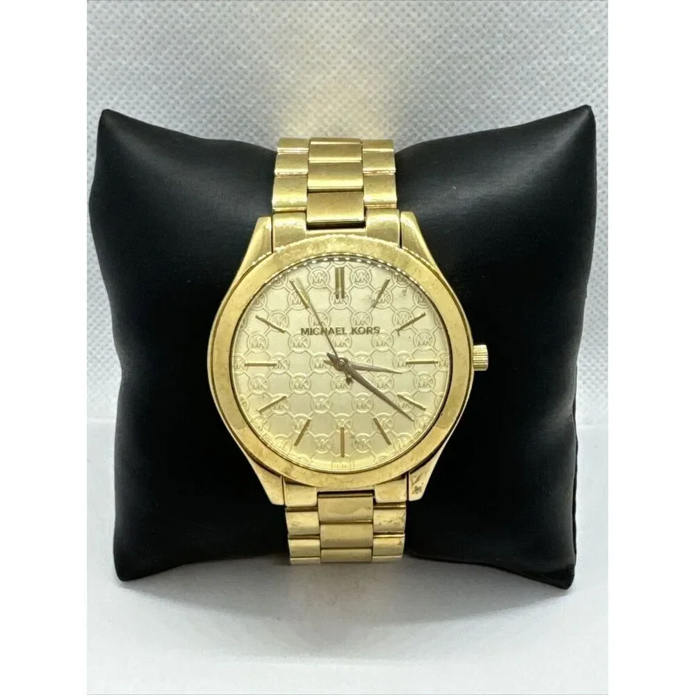 Michael Kors Slim Runway MK3335 Women's Stainless Steel Analog Dial Watch JNA436
